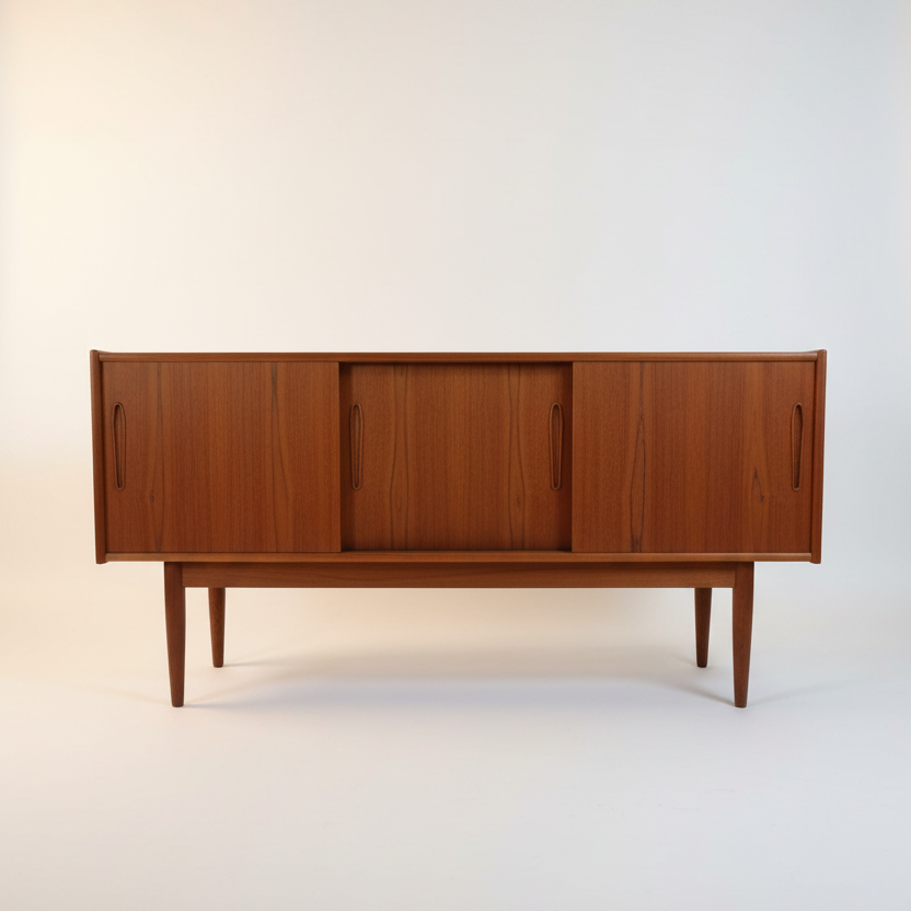 3658 Danish Teak Credenza