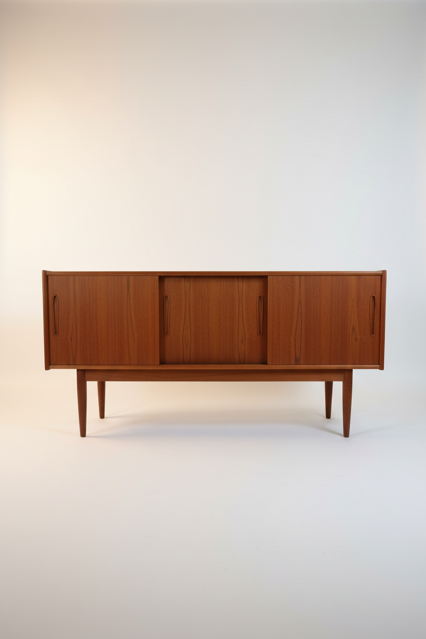 3658 Danish Teak Credenza