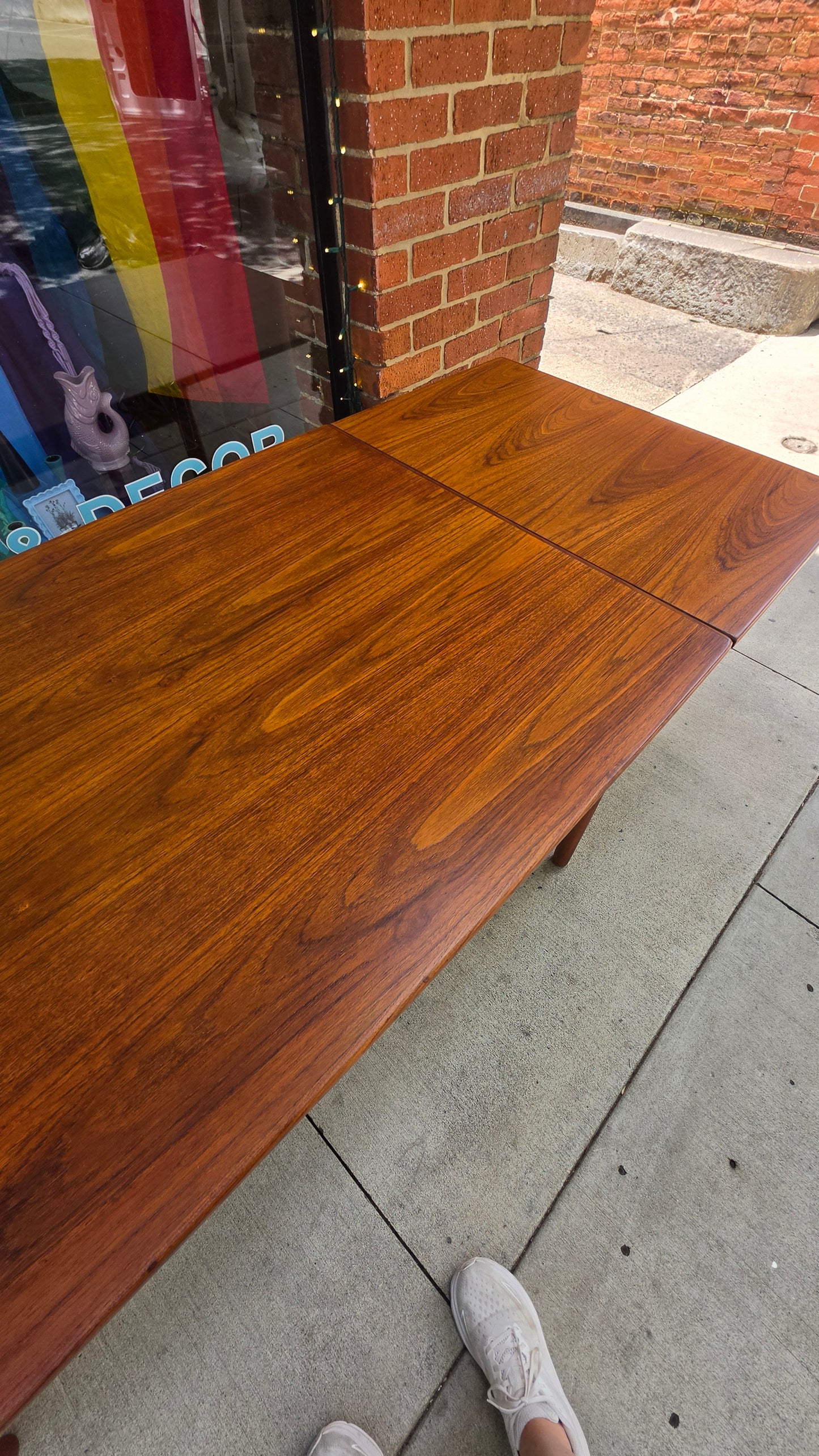 Danish Teak Expandable Dining Table