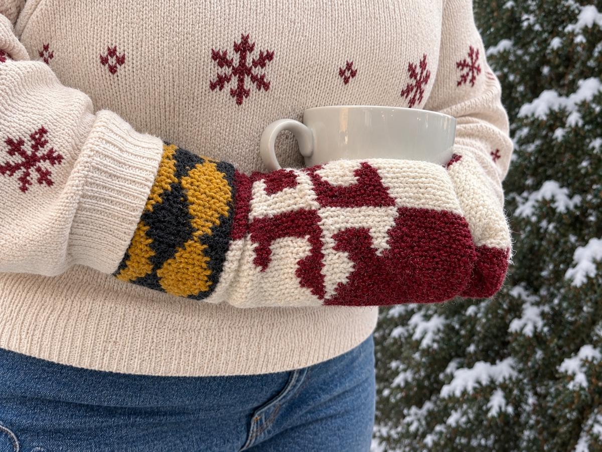 Maryland Flag Mittens