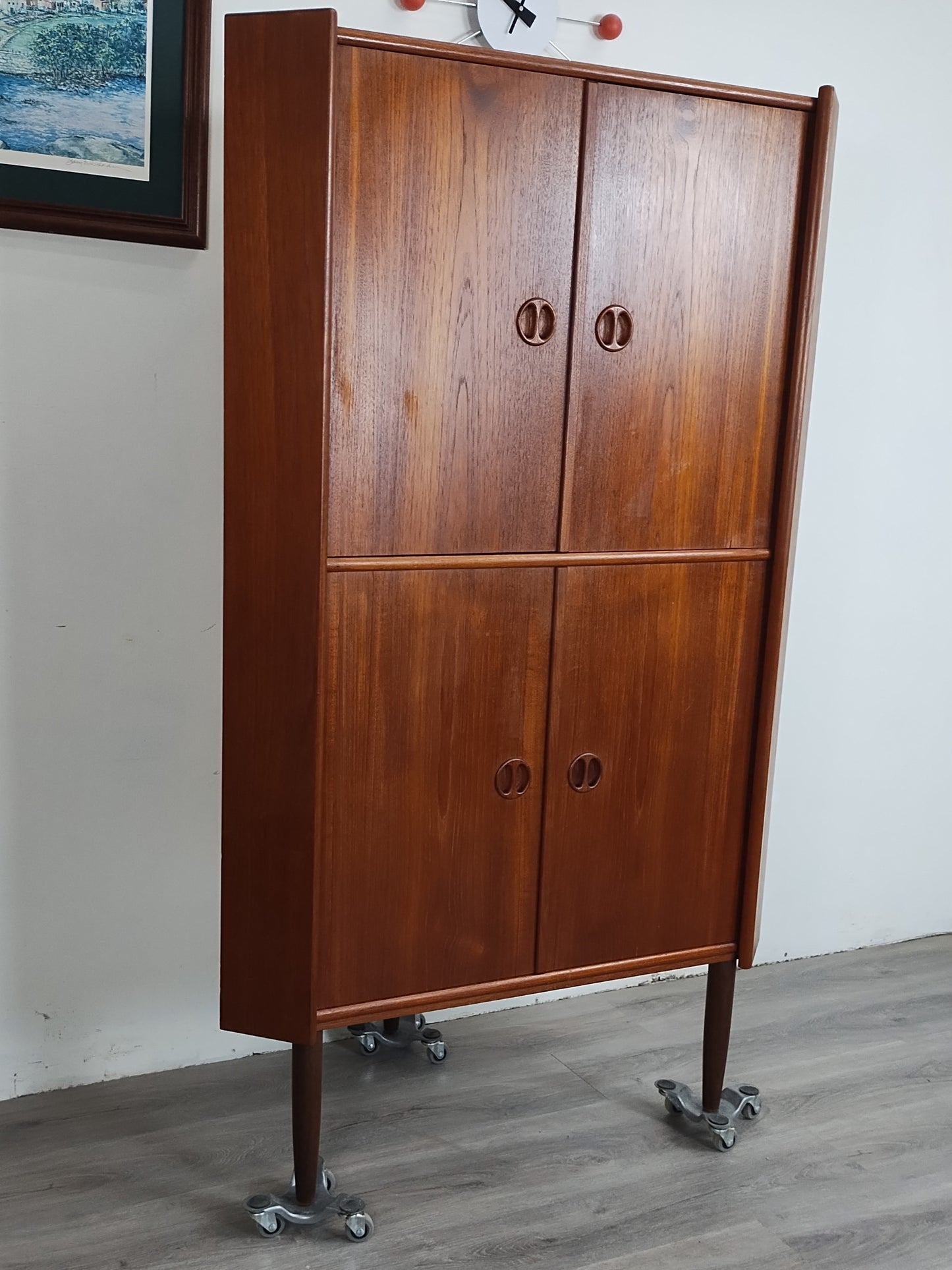 Danish Teak Corner Cabinet 1125007