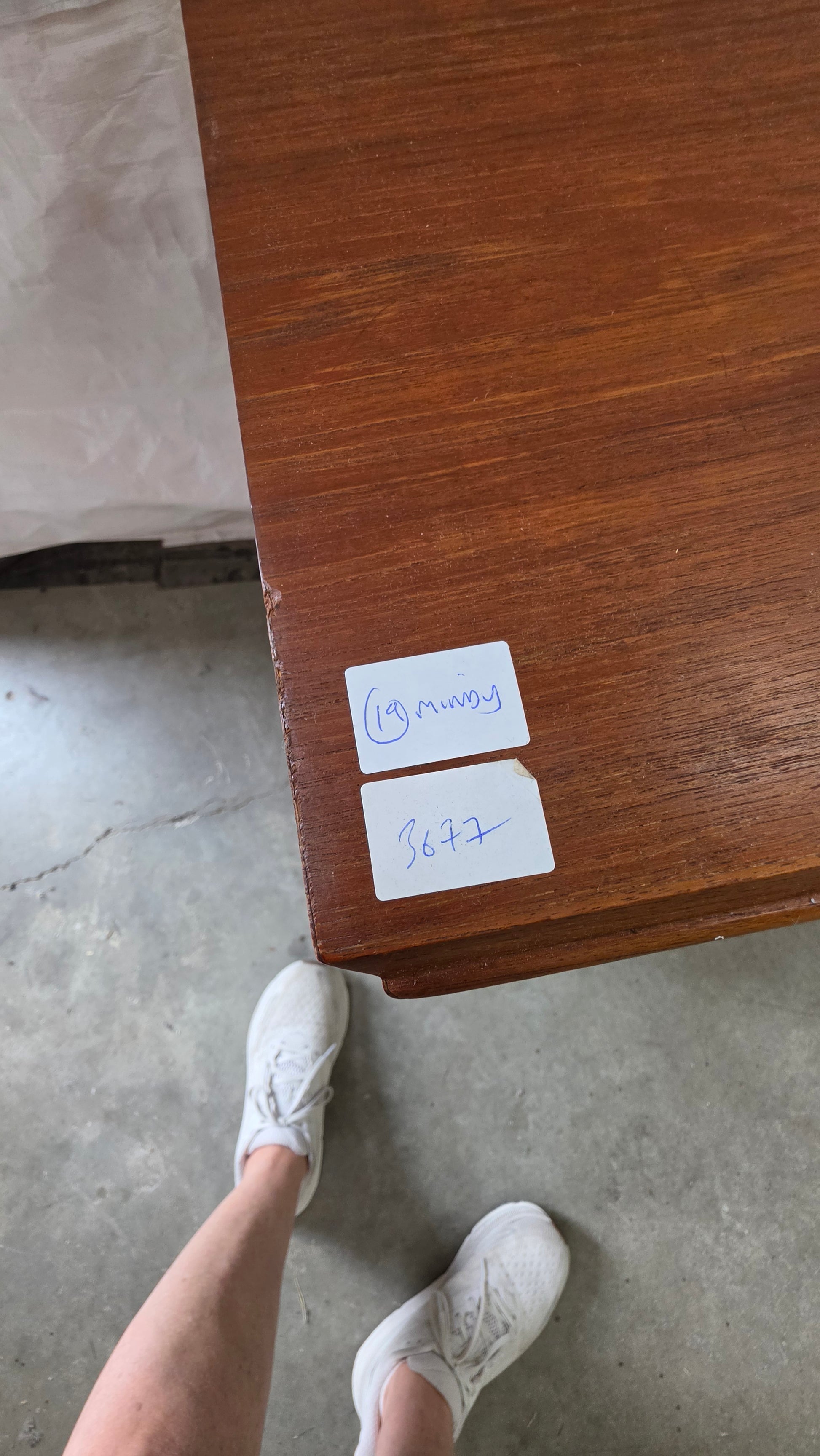 Danish Teak 4 Door Credenza