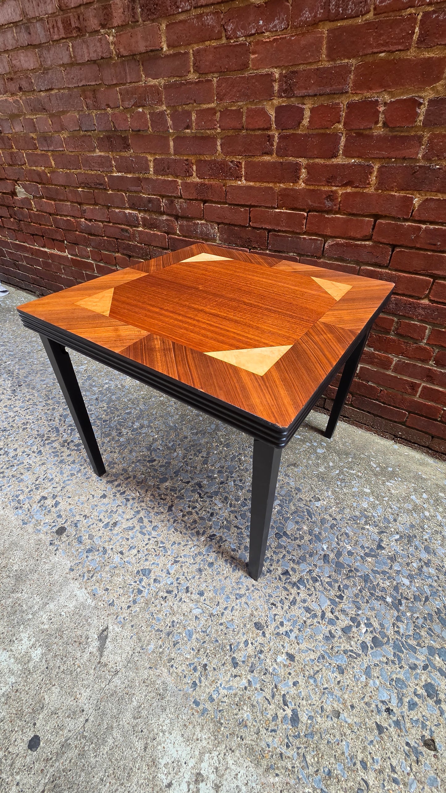 Vintage Folding Game Table