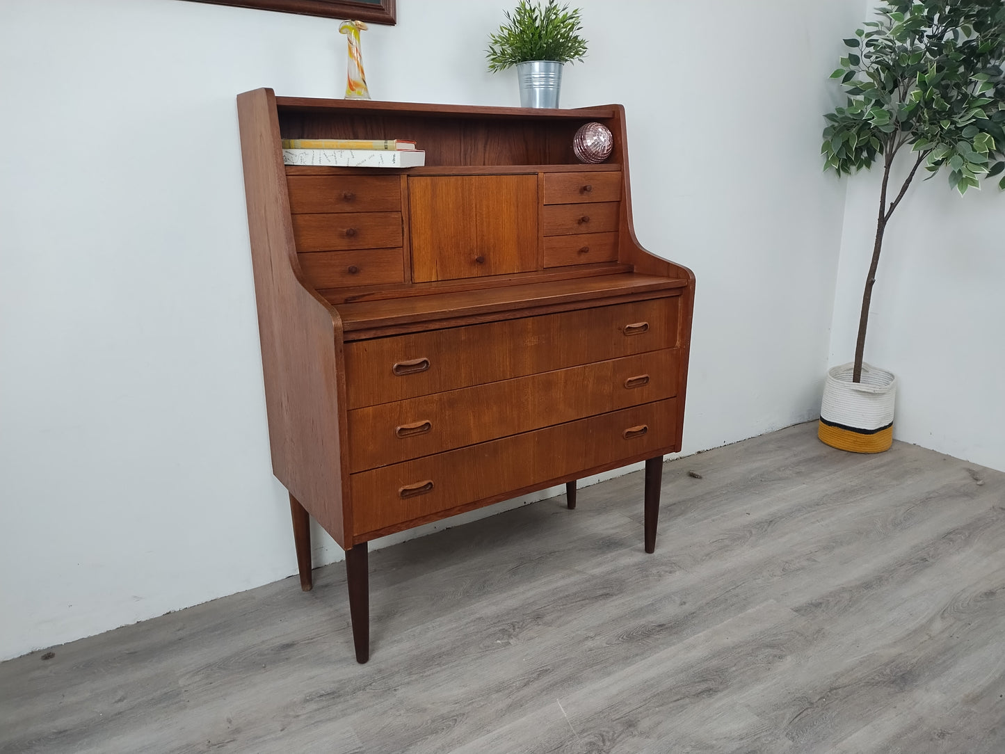 Danish Teak Secretary Desk ST0524148