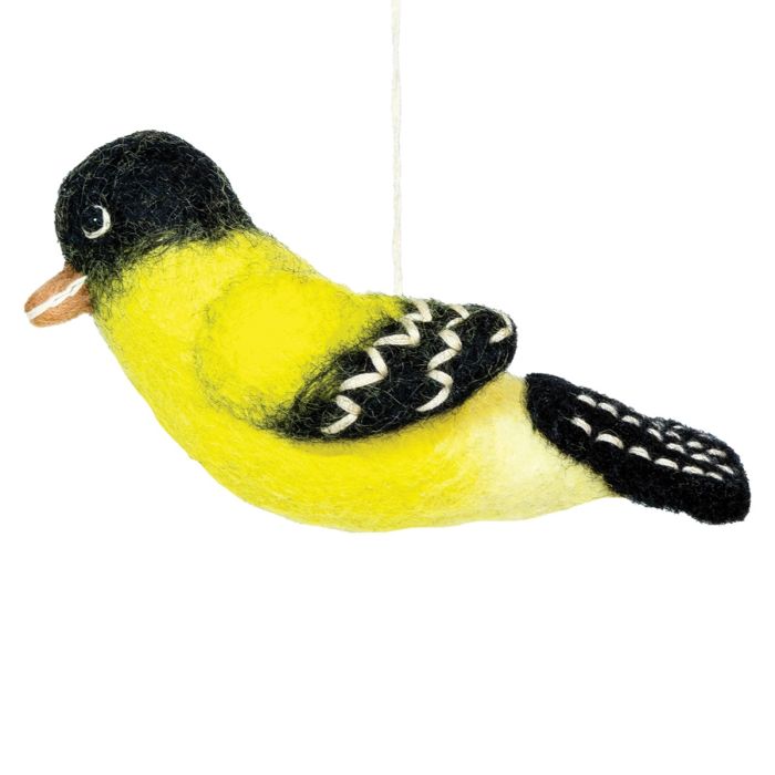 Felted Wool Bird Ornament