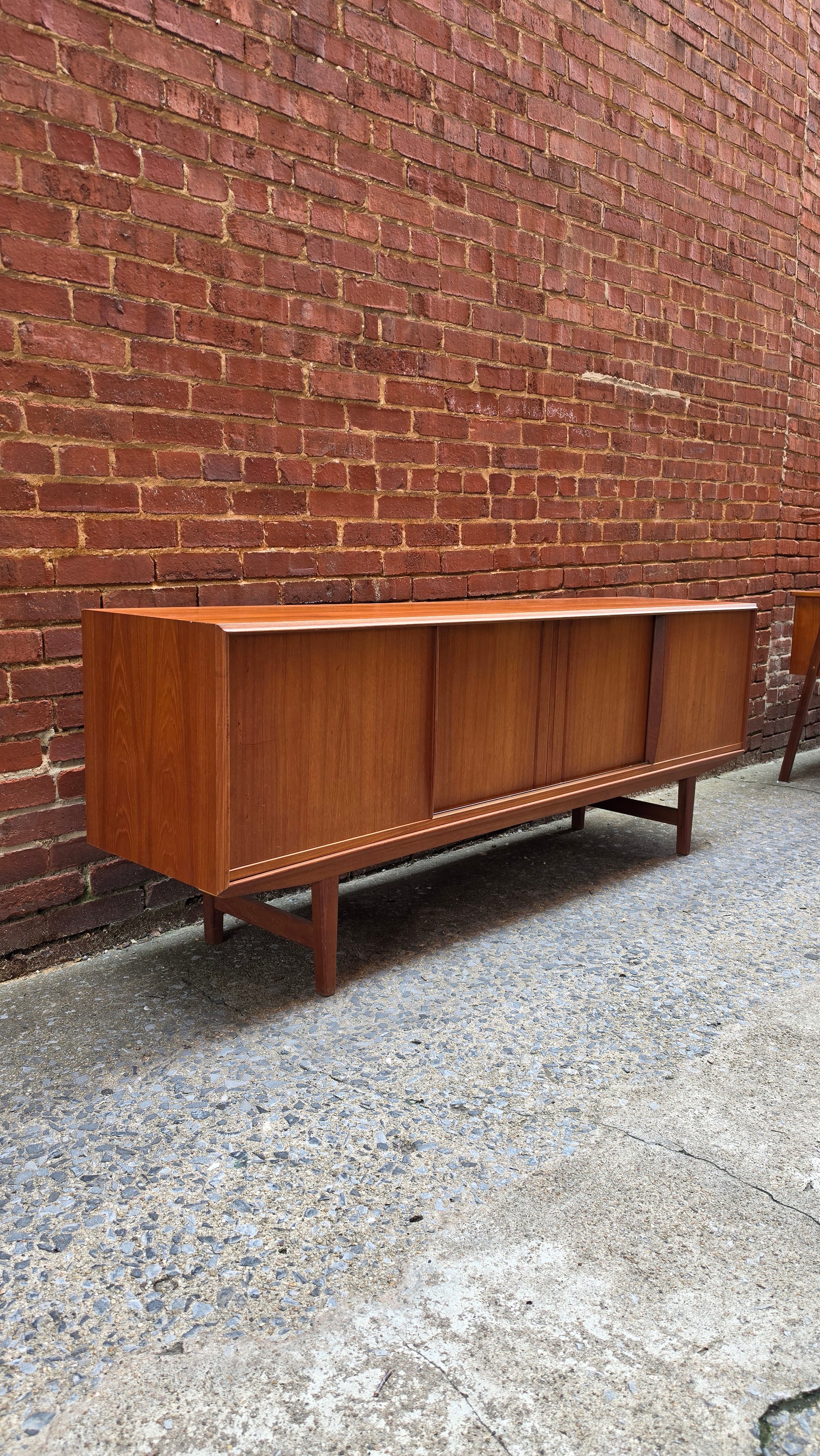 Danish Teak 4 Door Credenza 0526004