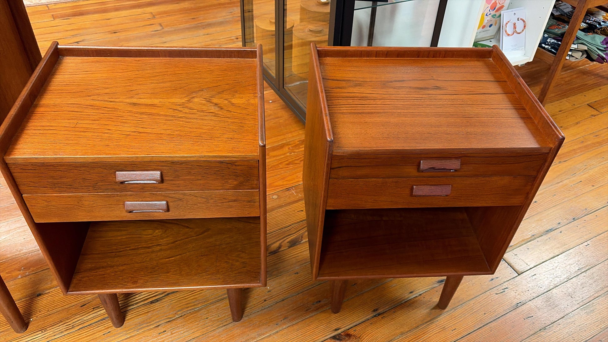 Pair of Borge Mogensen Danish Teak Nightstands
