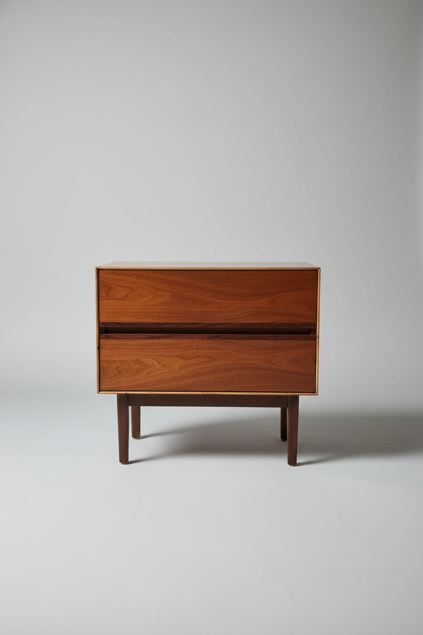 Walnut Nightstand by Stanley
