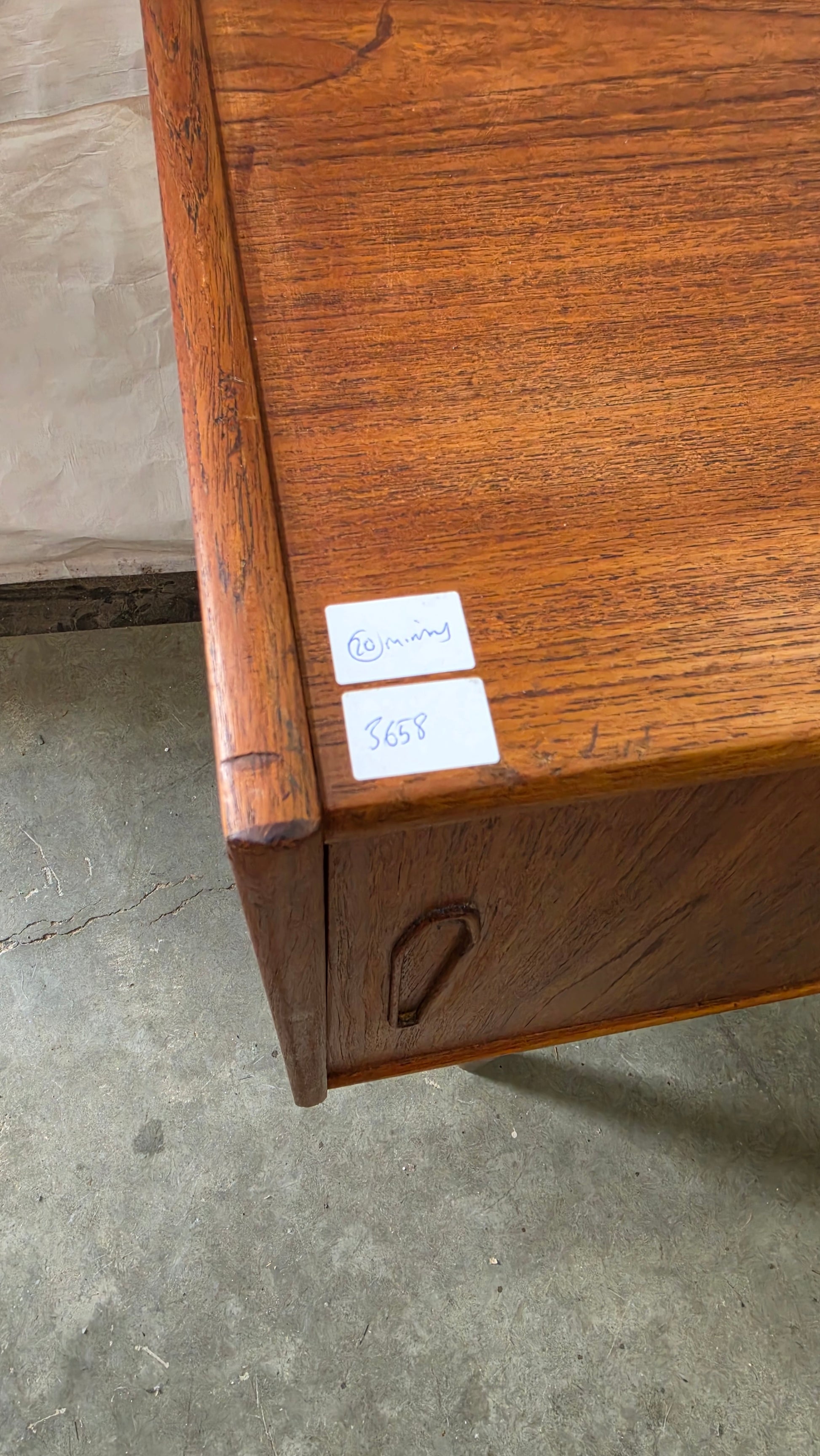 3658 Danish Teak Credenza