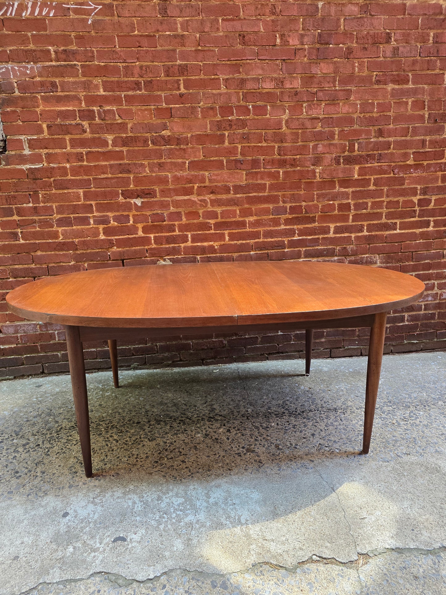 Danish Teak Oval Table with Leaf TA0526001
