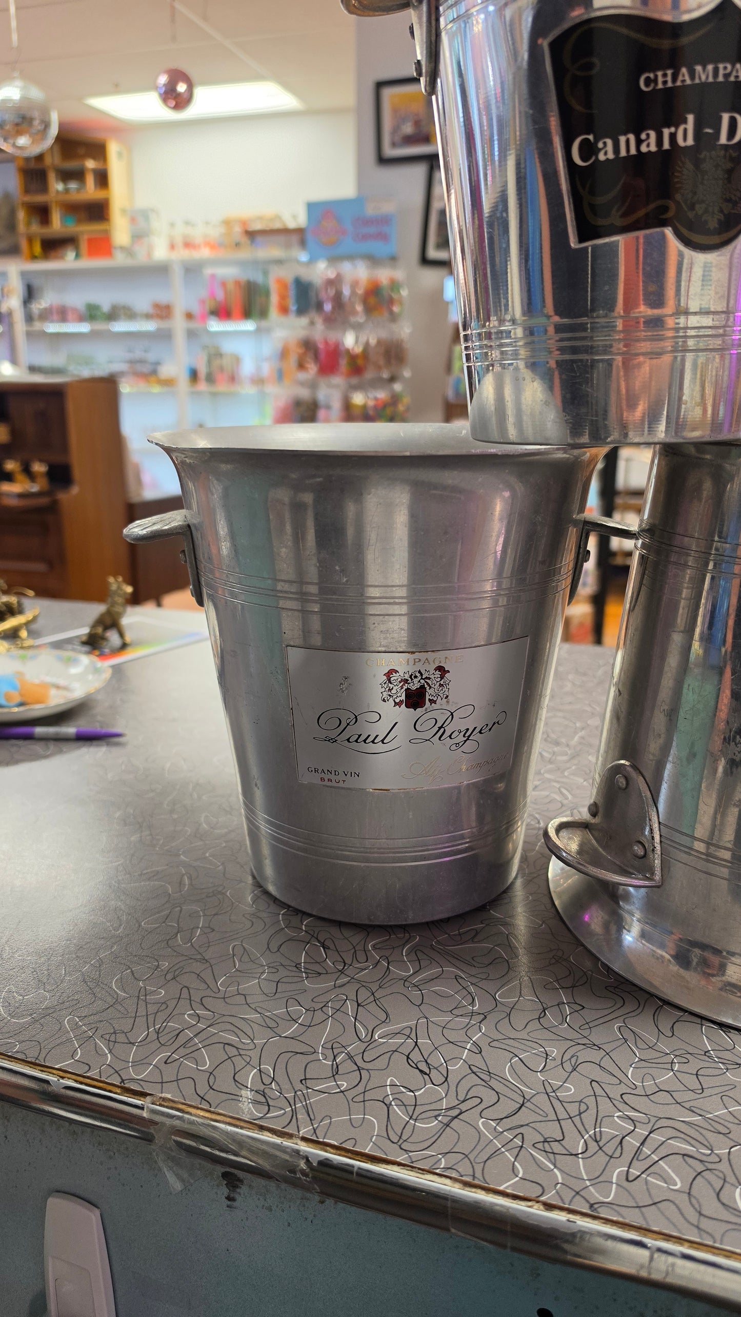 Vintage French Champagne Bucket
