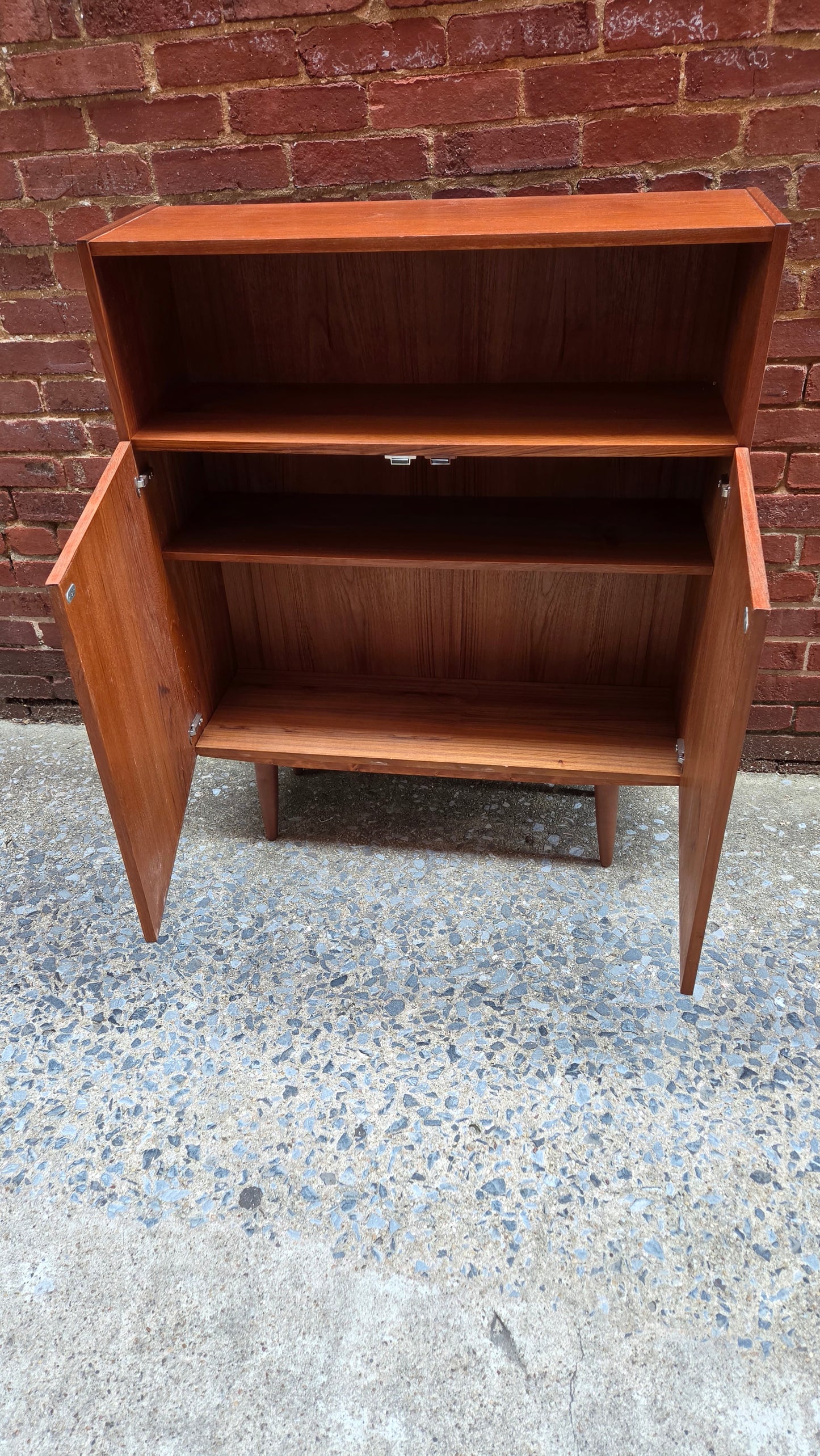 Danish Teak Entryway Cabinet