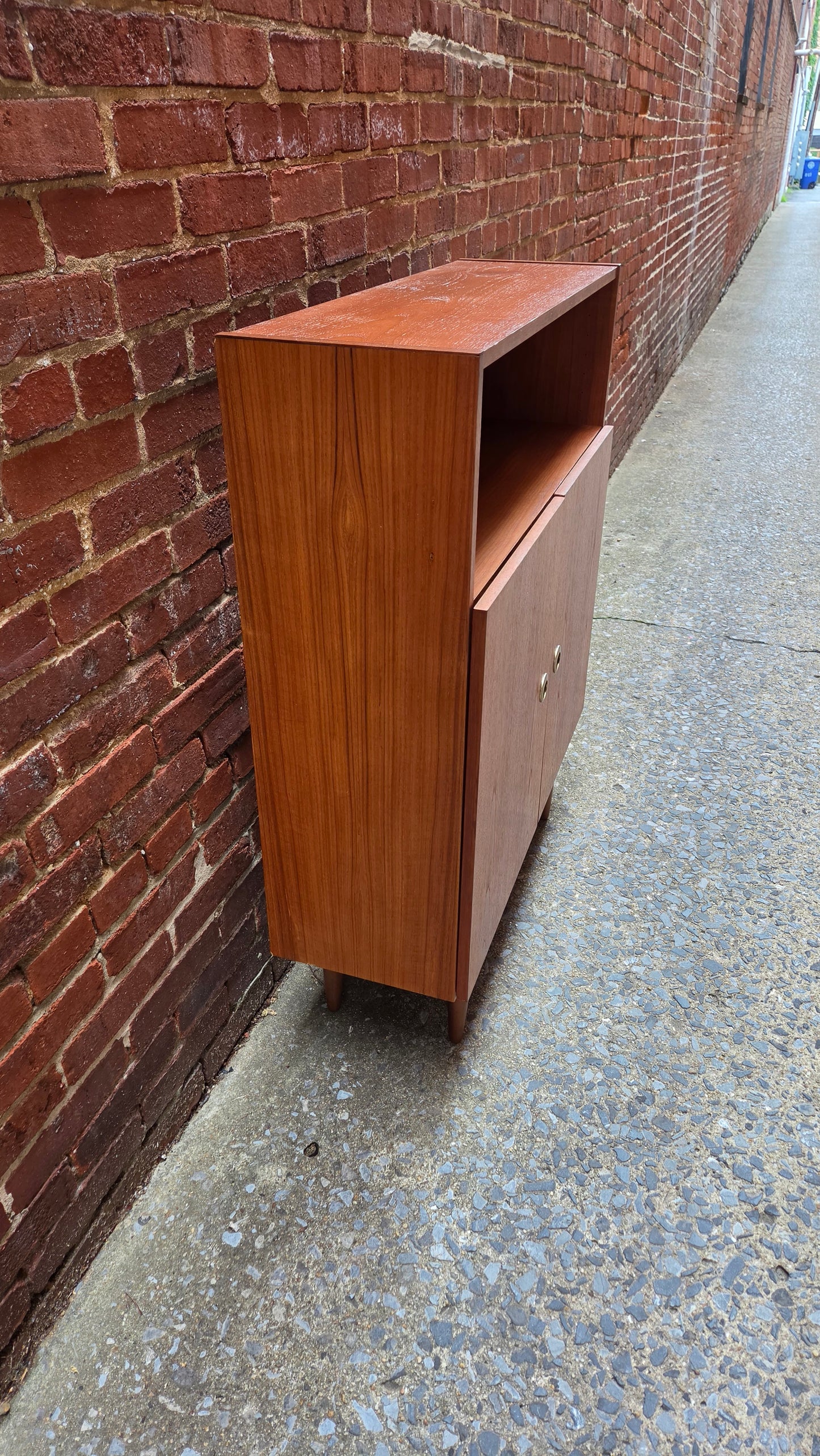Danish Teak Entryway Cabinet