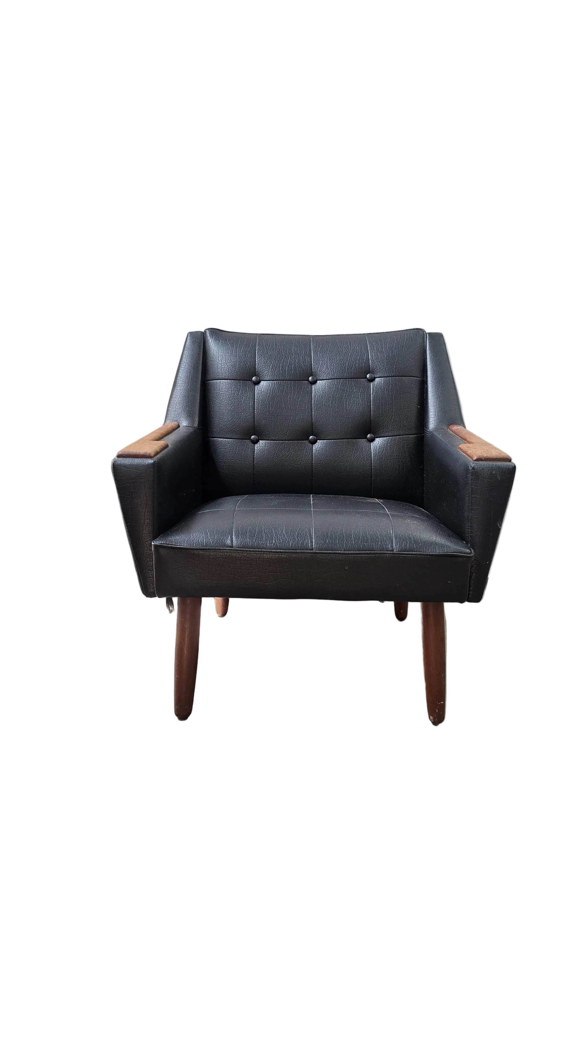 Danish Black Lounge Chair