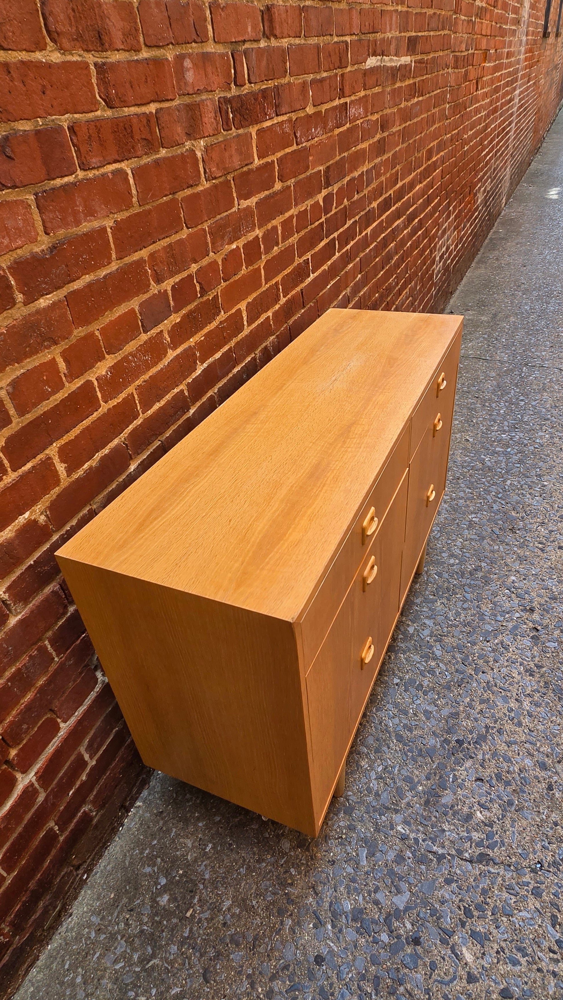 Danish Oak Vintage Dresser