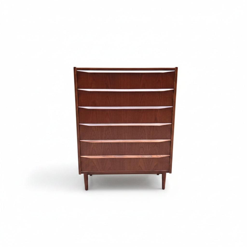 0526005 Danish Teak Six-Drawer Chest