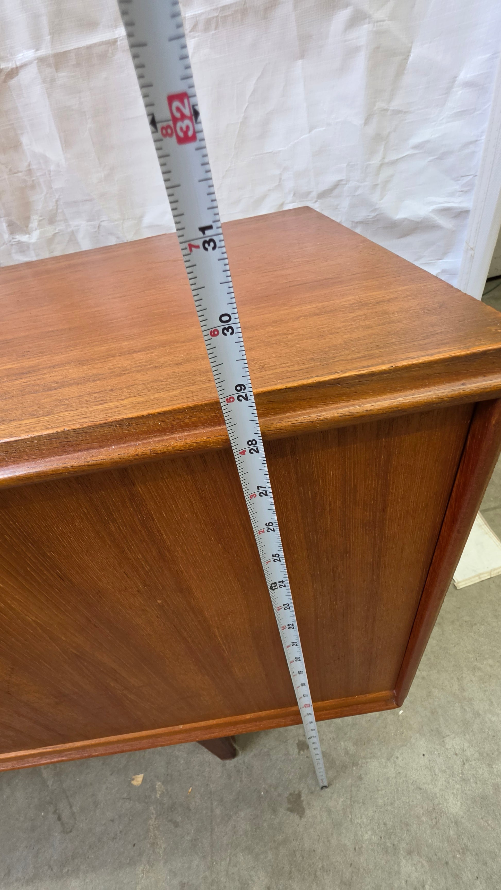 Danish Teak 4 Door Credenza