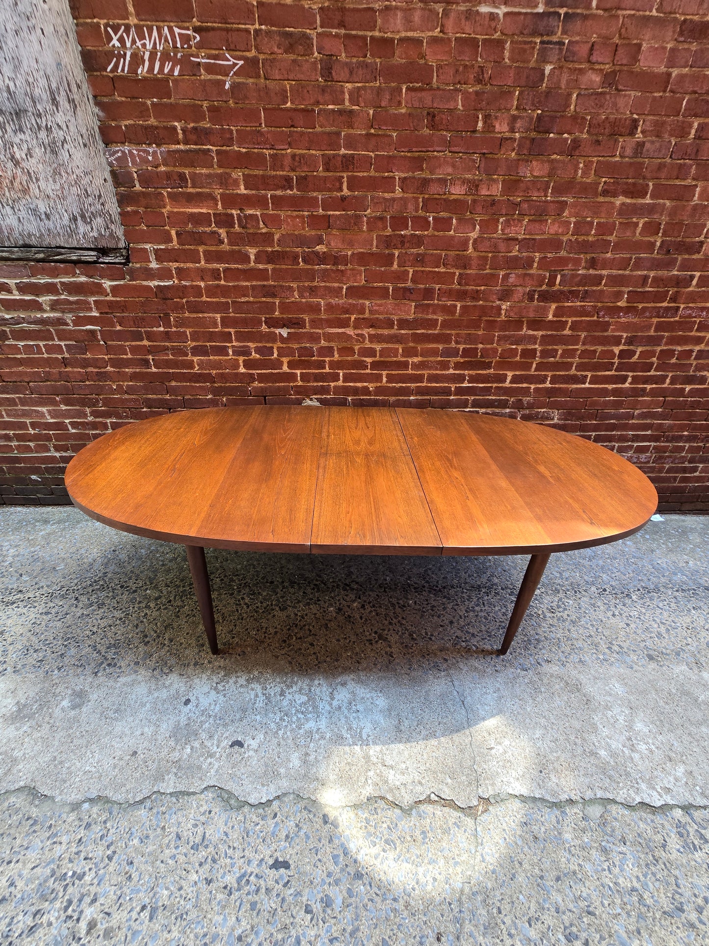 Danish Teak Oval Table with Leaf TA0526001