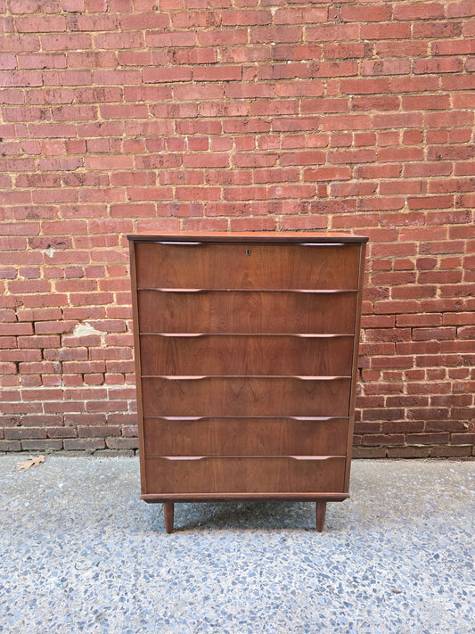 Danish Teak Six Drawer Chest 0326007