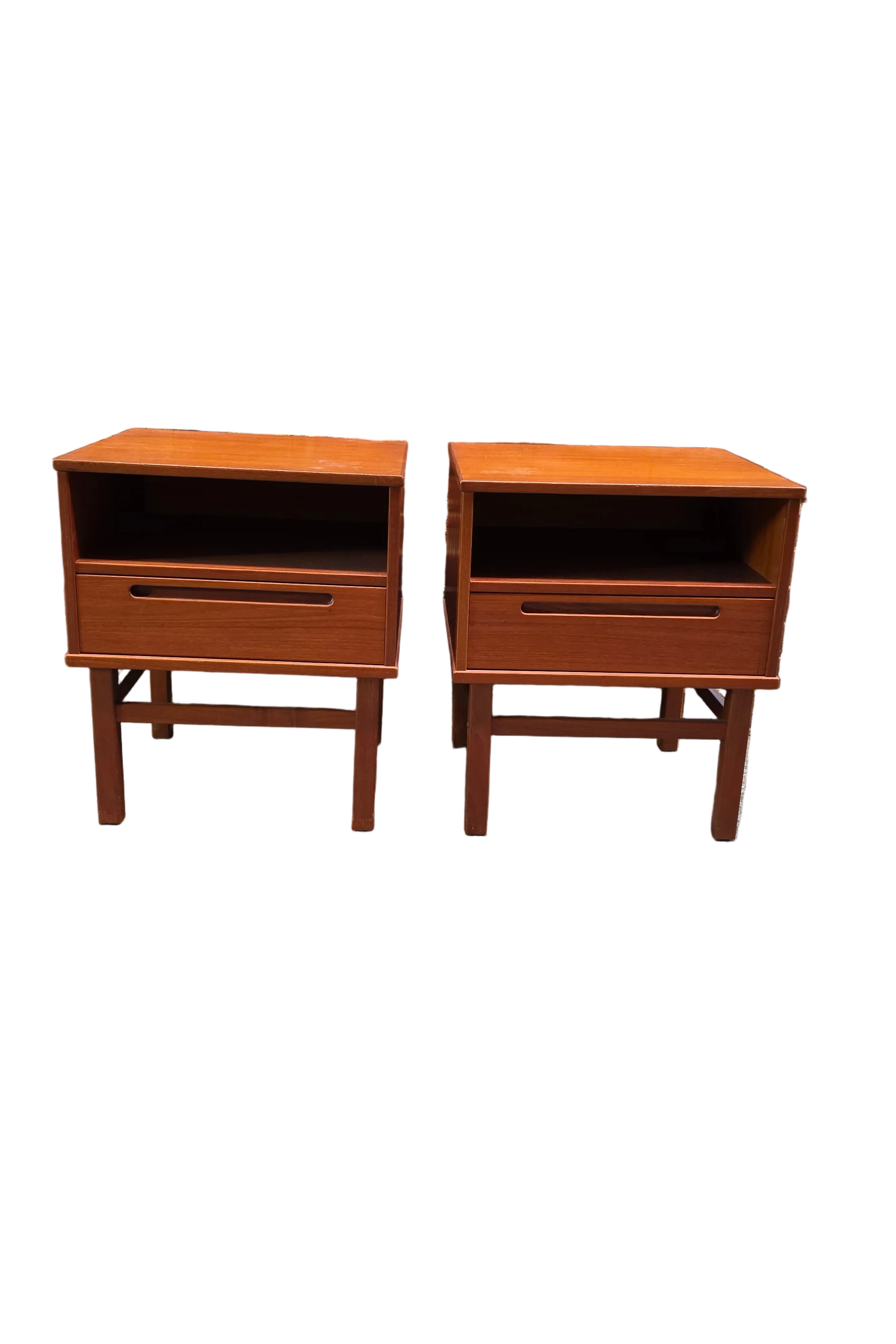 Nils Jonsson Pair of Teak Nightstands