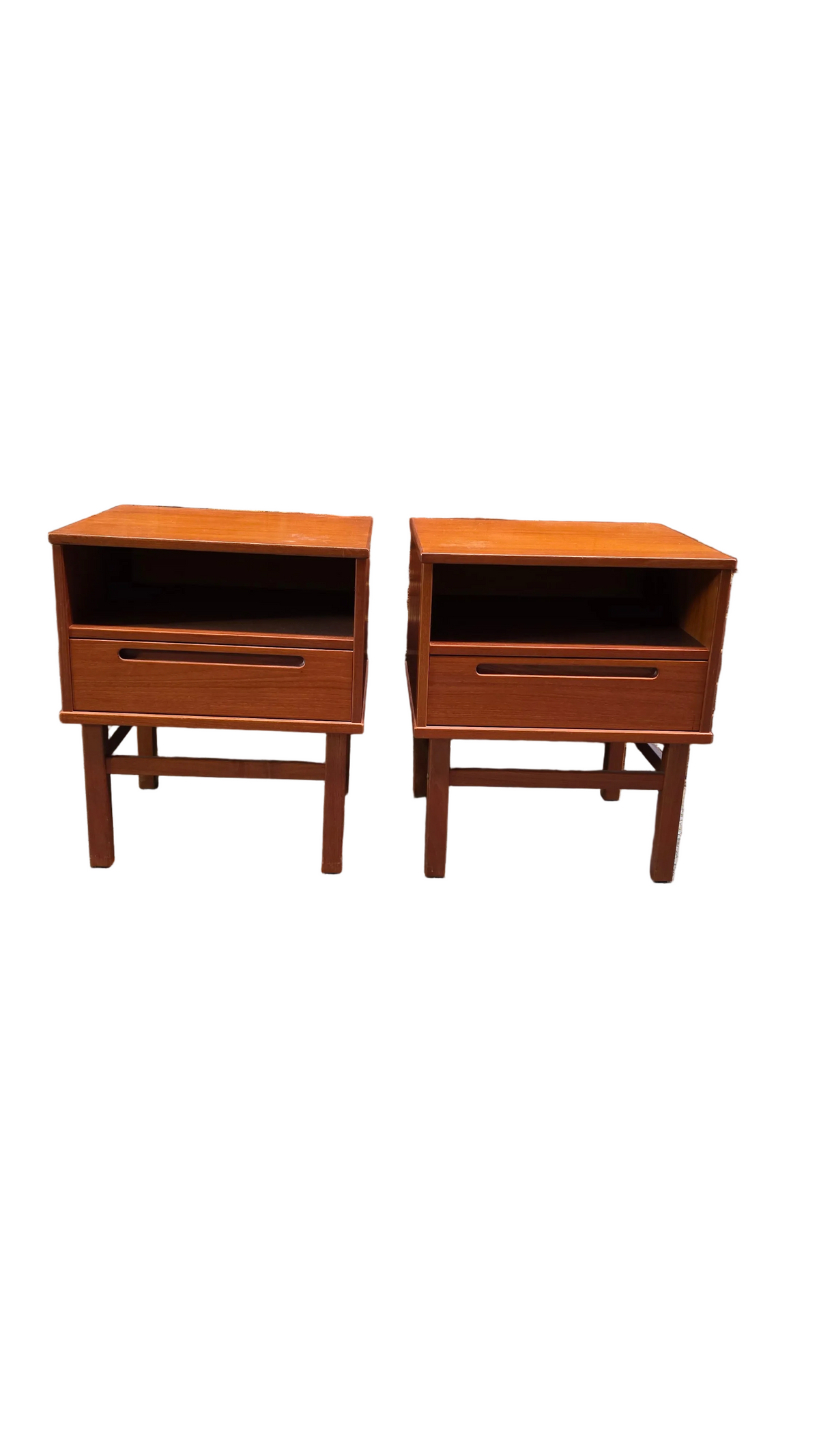 Nils Jonsson Pair of Teak Nightstands