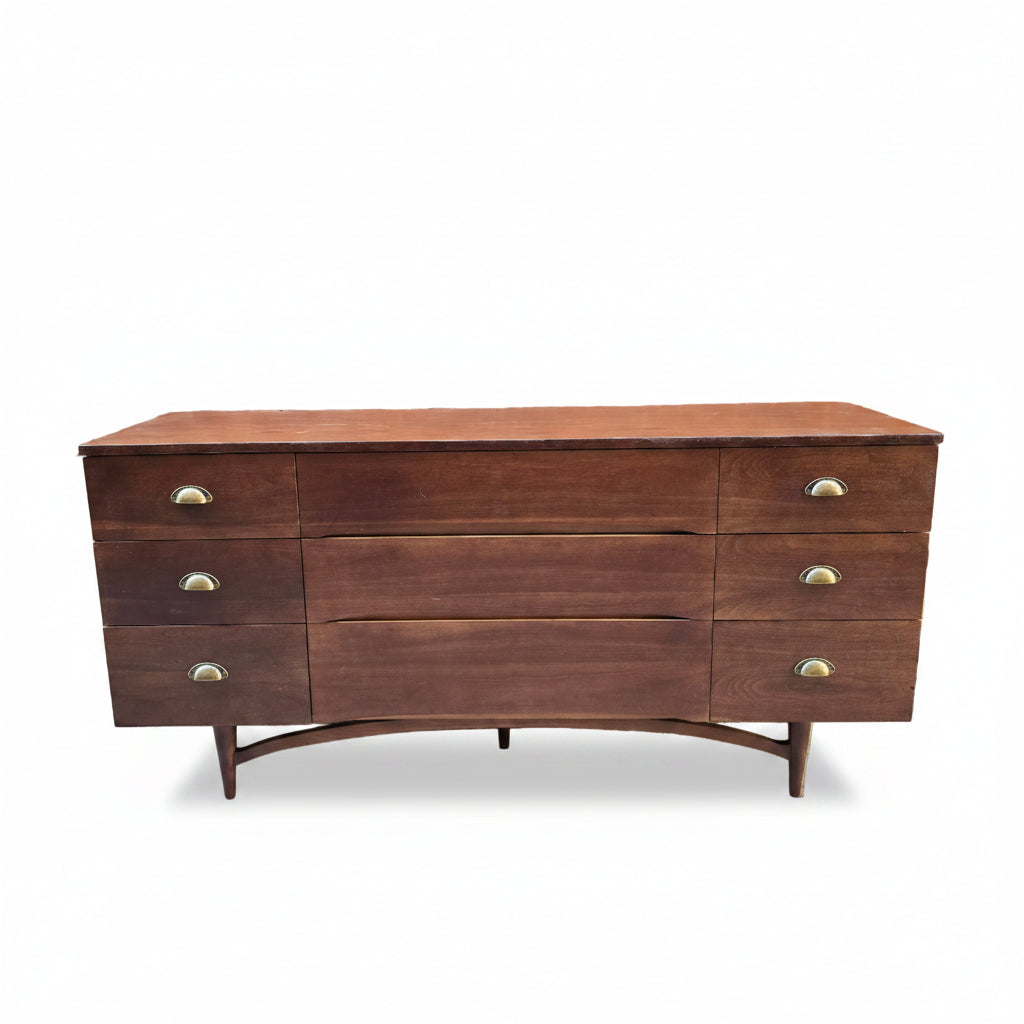 wooden dresser walnute
