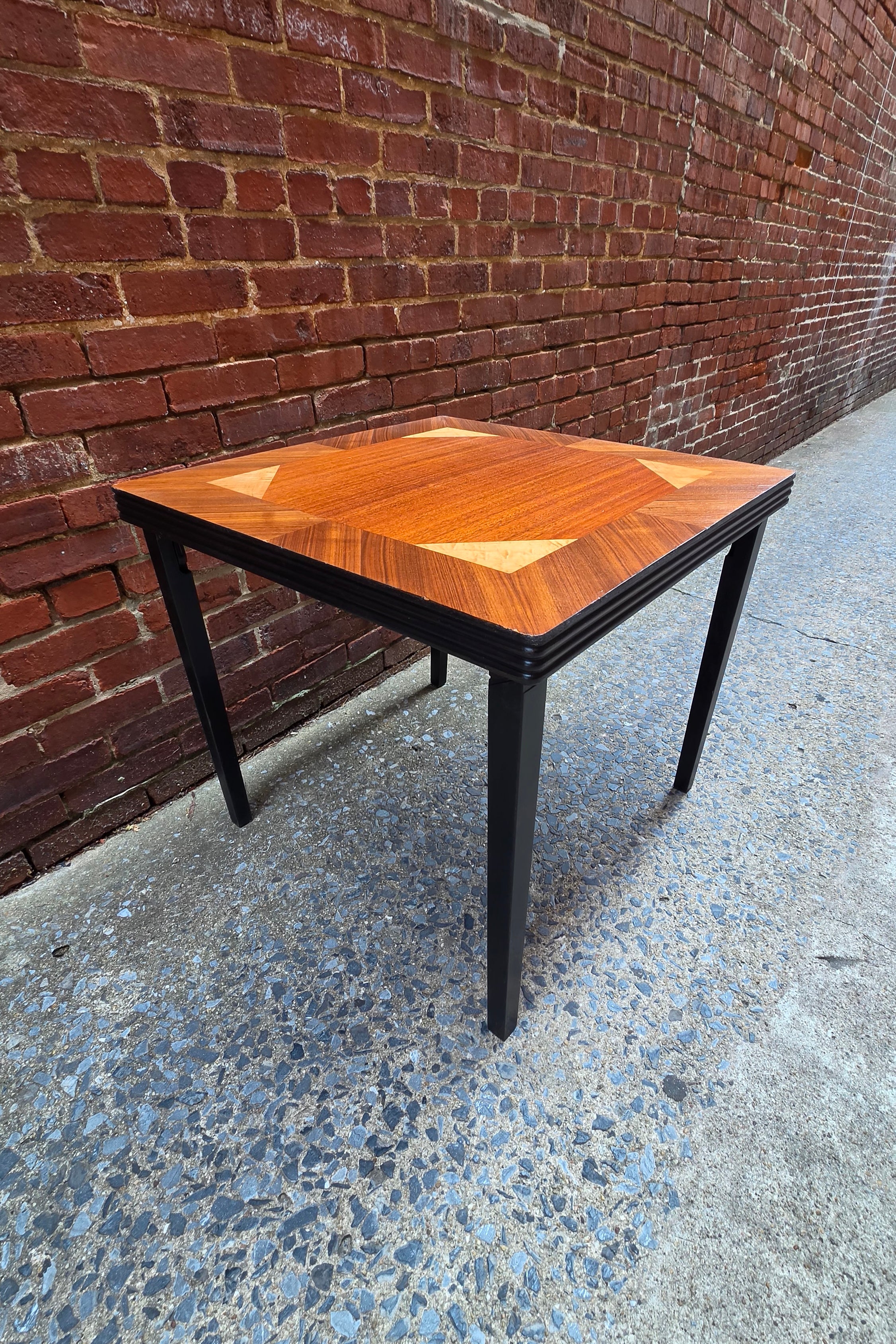 Vintage Folding Game Table