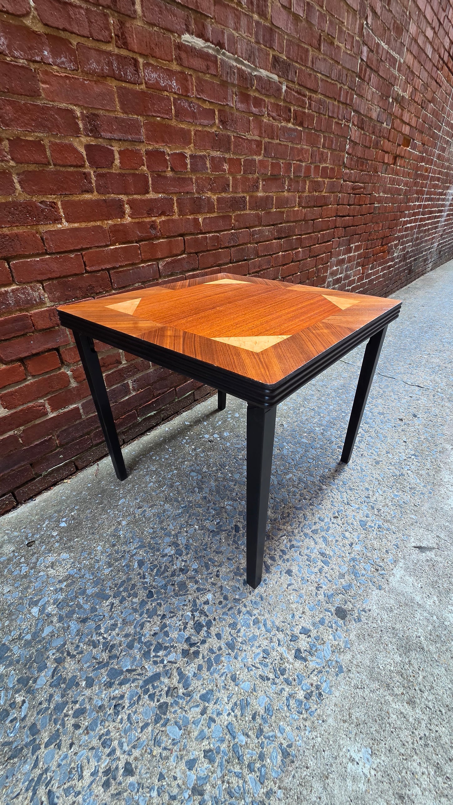 Vintage Folding Game Table
