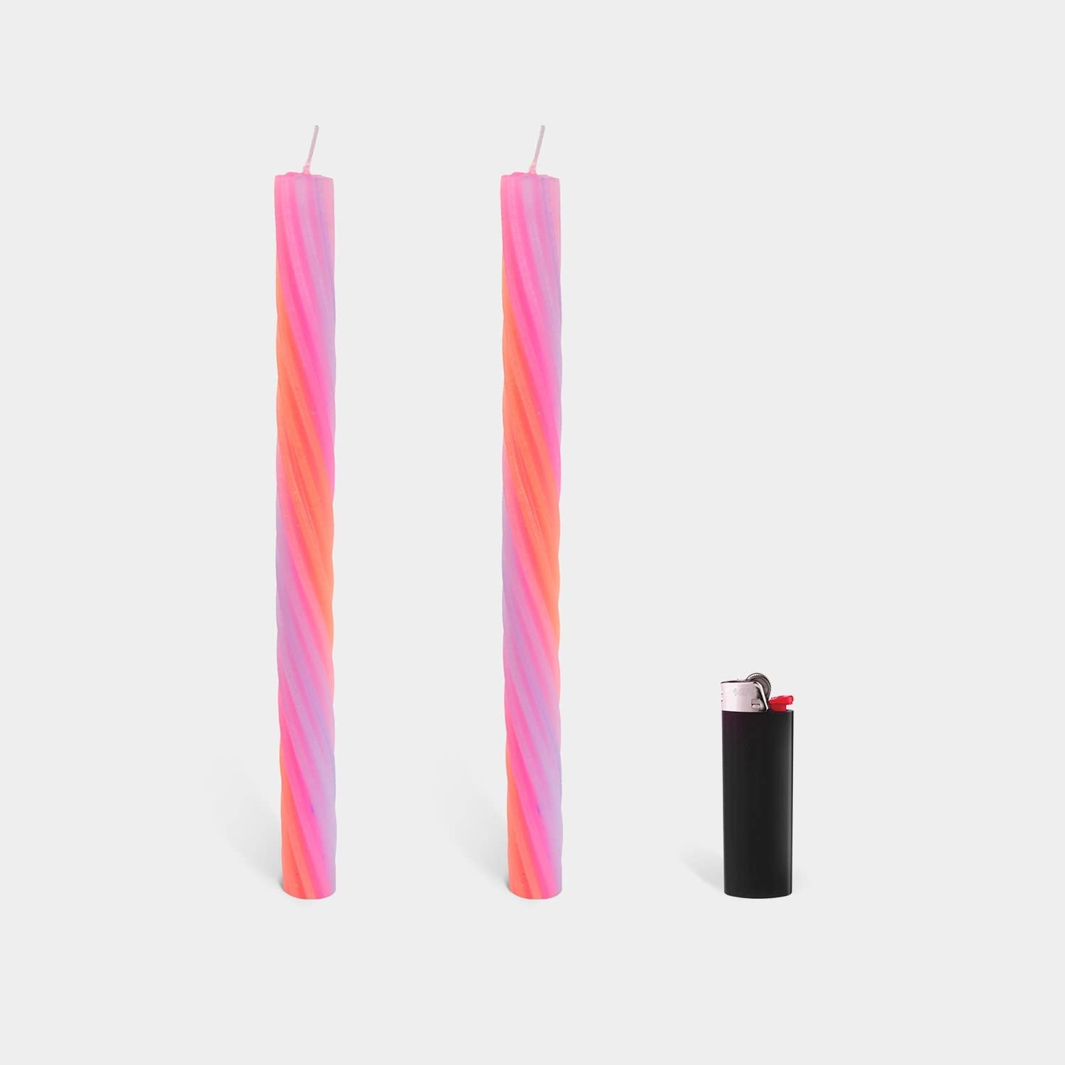 Rope Candle Sticks by Lex Pott - Orange (2 pack) - Vintage MC