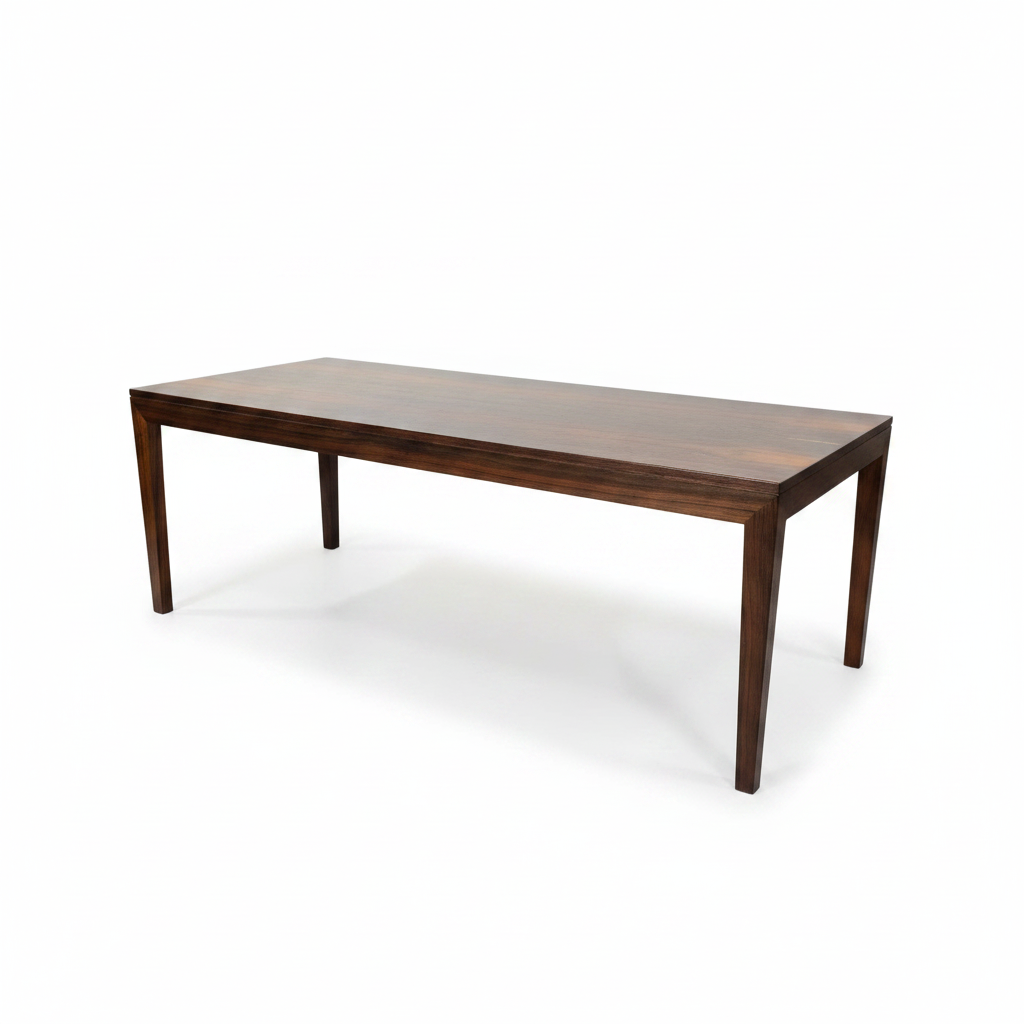 Rosewood Coffee Table with Hidden Leaves