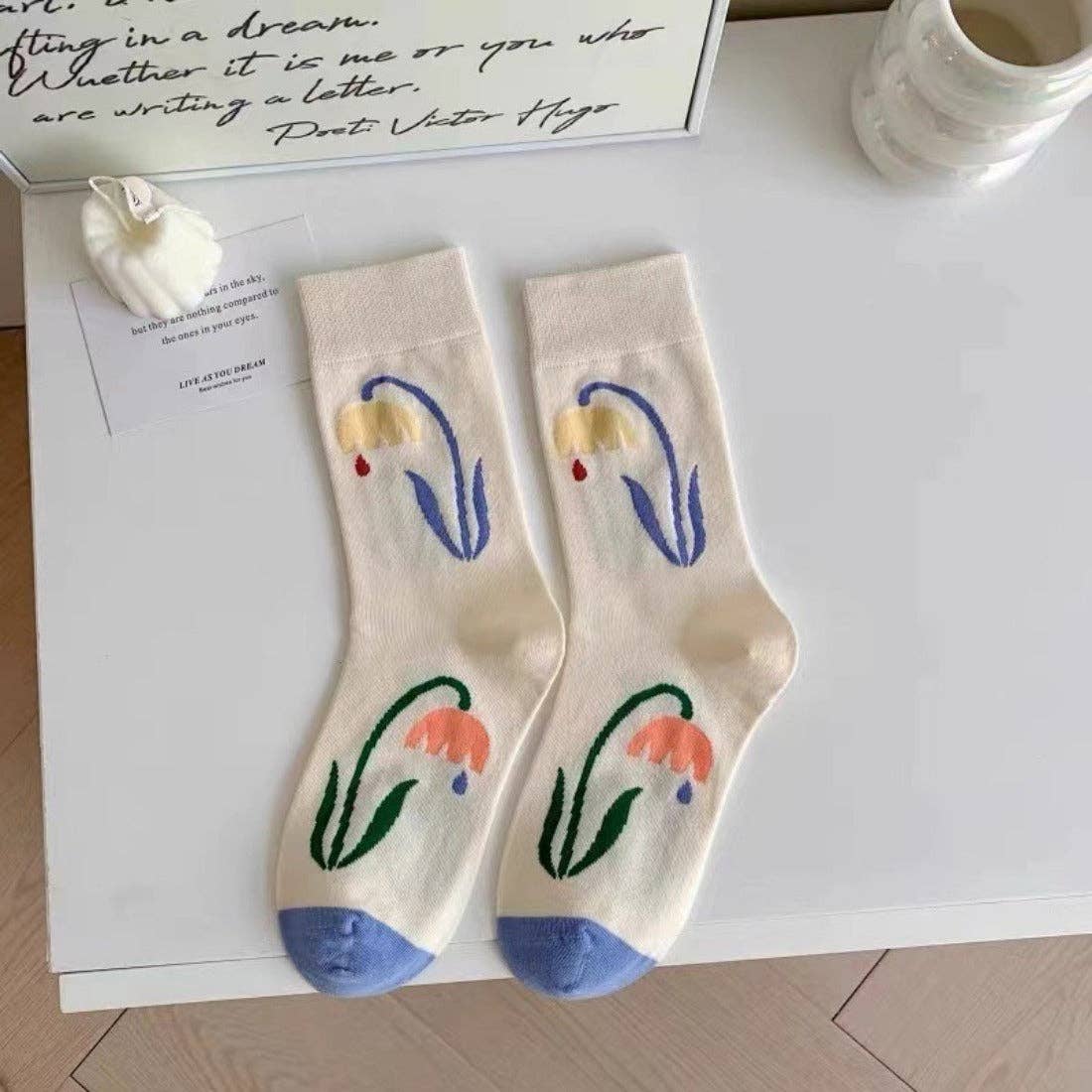 Rufia Artistic Pattern Socks - Vintage MC