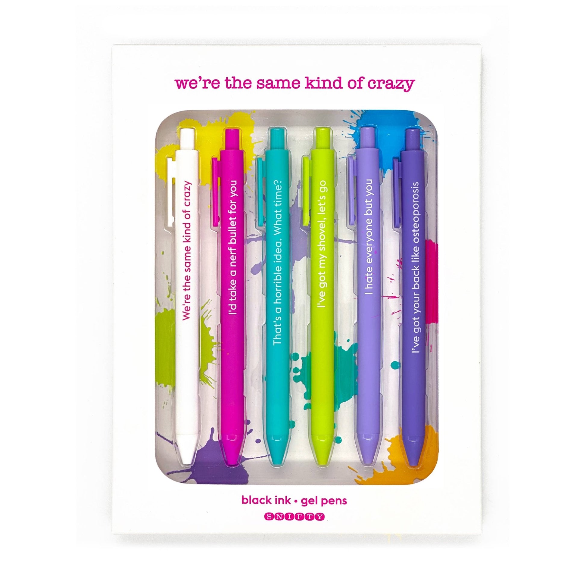 SAME KIND OF CRAZY - QUOTABLE GEL PEN SET - Vintage MC