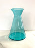 Scandinavian Aqua Blown Glass Pitcher - Vintage MC