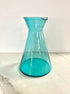 Scandinavian Aqua Blown Glass Pitcher - Vintage MC
