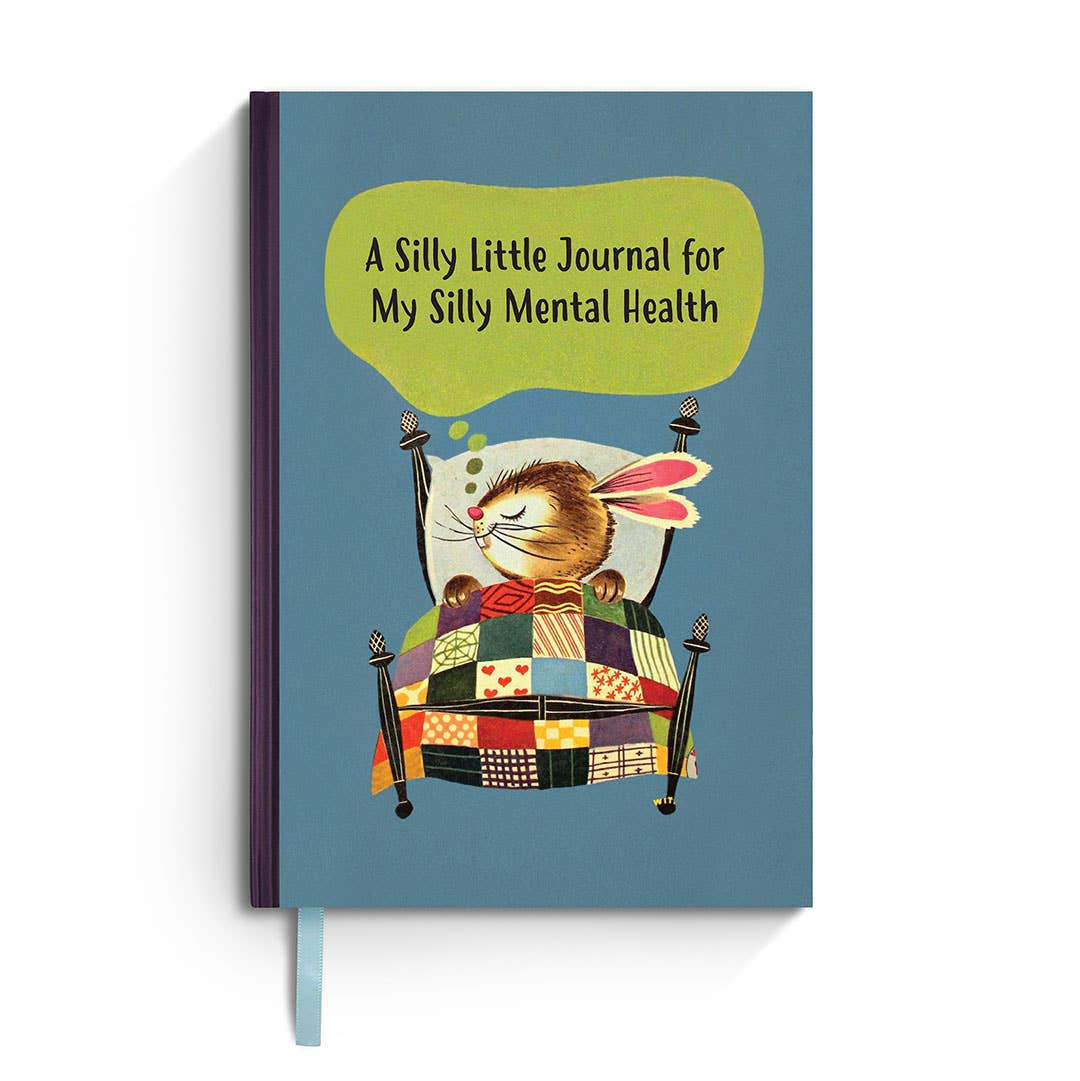 Silly Mental Health Journal - Cute Vintage Notebook - Vintage MC