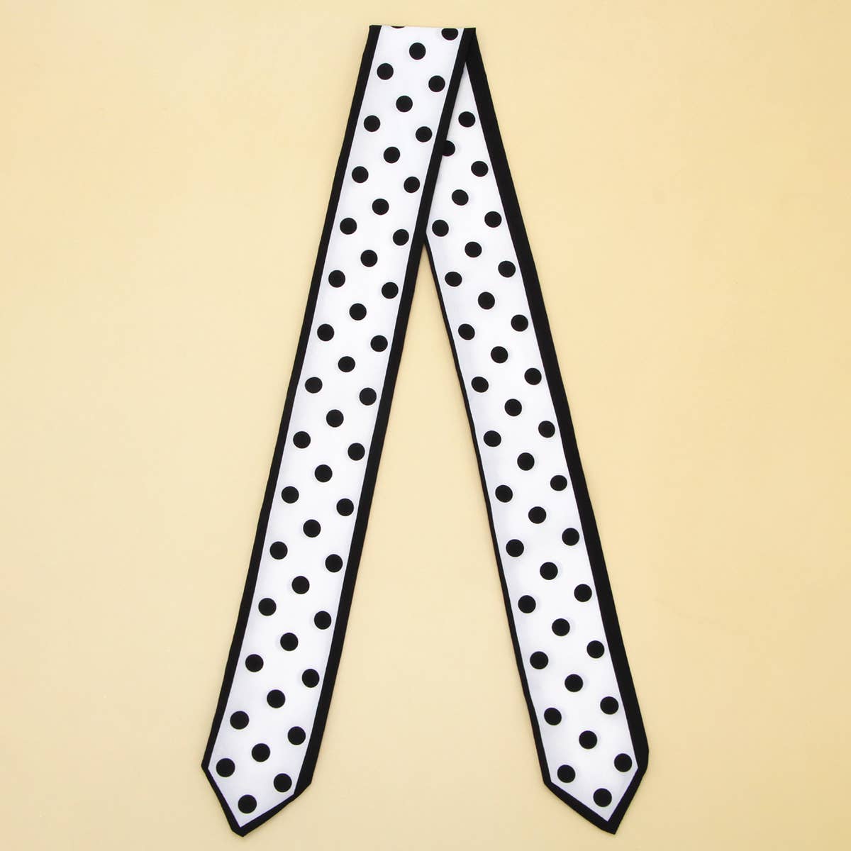 Skinny Floral Ribbon Scarf - Vintage MC