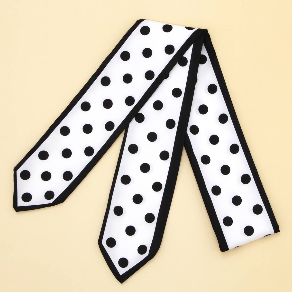 Skinny Floral Ribbon Scarf - Vintage MC