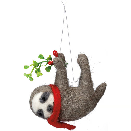 Christmas Sloth Ornament