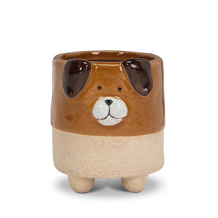 Sm Dog on Legs Planter - 3.5" H - Vintage MC