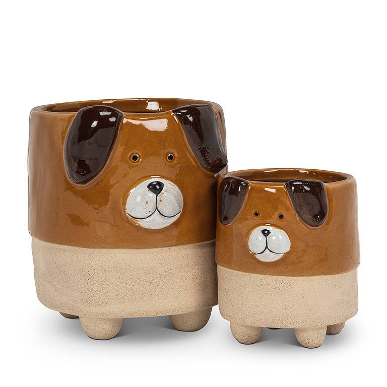 Sm Dog on Legs Planter - 3.5" H - Vintage MC