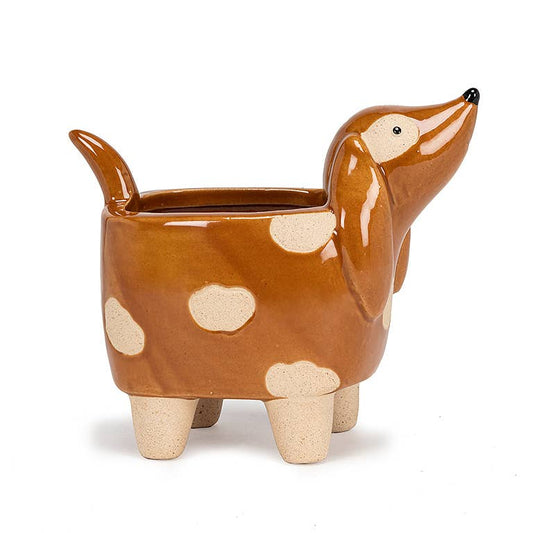 Sm Dog on Legs Planter - 4" H - Vintage MC