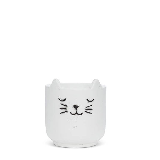 Sm Sleeping Cat Planter - 4.5"H - Vintage MC