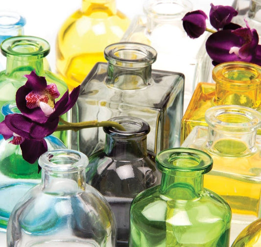 Small Glass Vase - Vintage MC