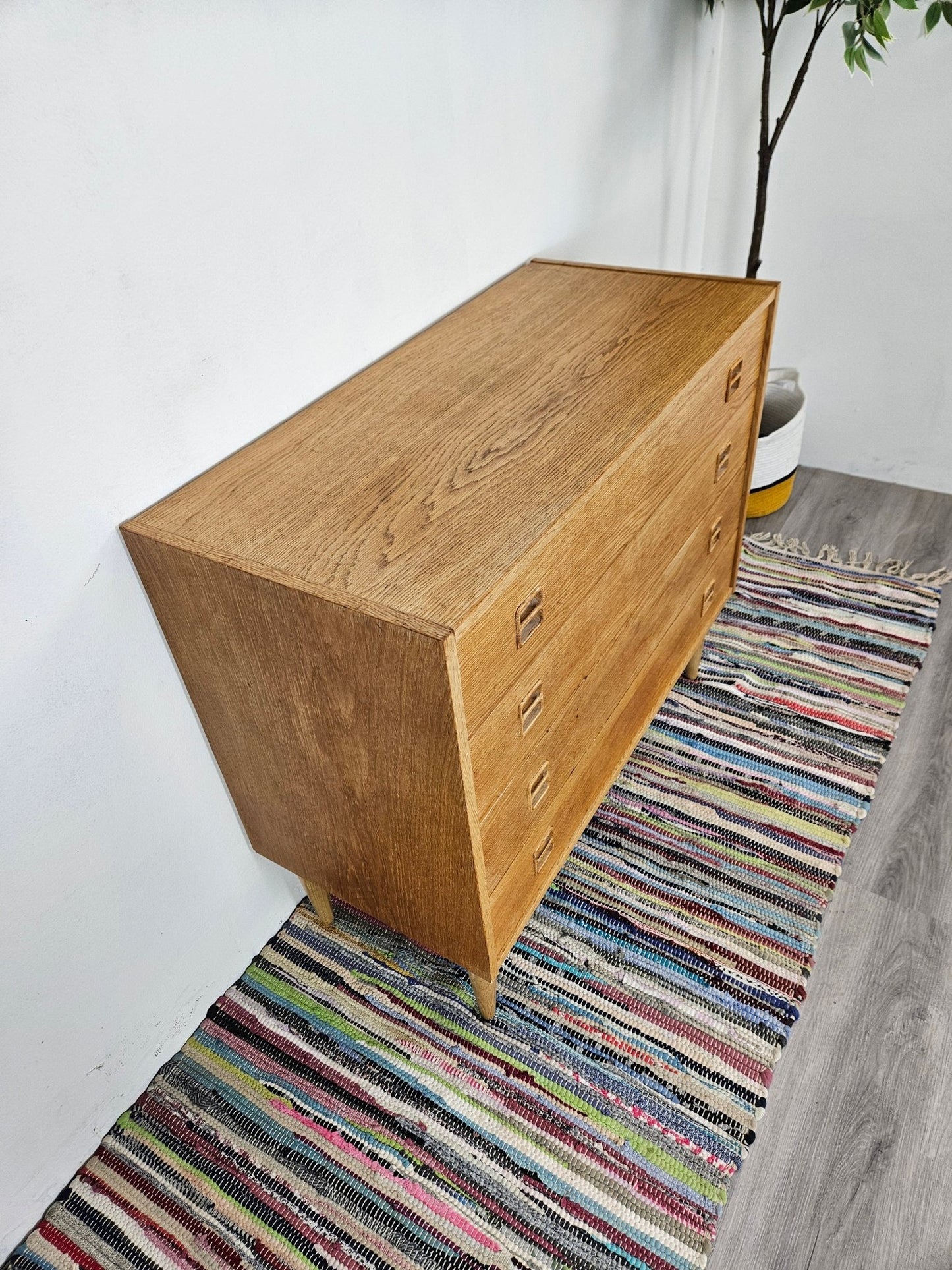 ST1123048 Danish Oak Chest - Vintage MC