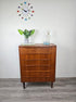 ST24226 - Danish Teak 6 - Drawer Tall Chest - Vintage MC