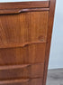 ST24226 - Danish Teak 6 - Drawer Tall Chest - Vintage MC