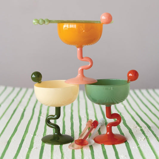 Stemmed Martini Glass - Vintage MC