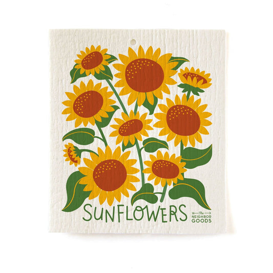 Sunflowers Sponge Cloth - Vintage MC