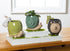 Tall Turq Snail Planter - 5"H - Vintage MC