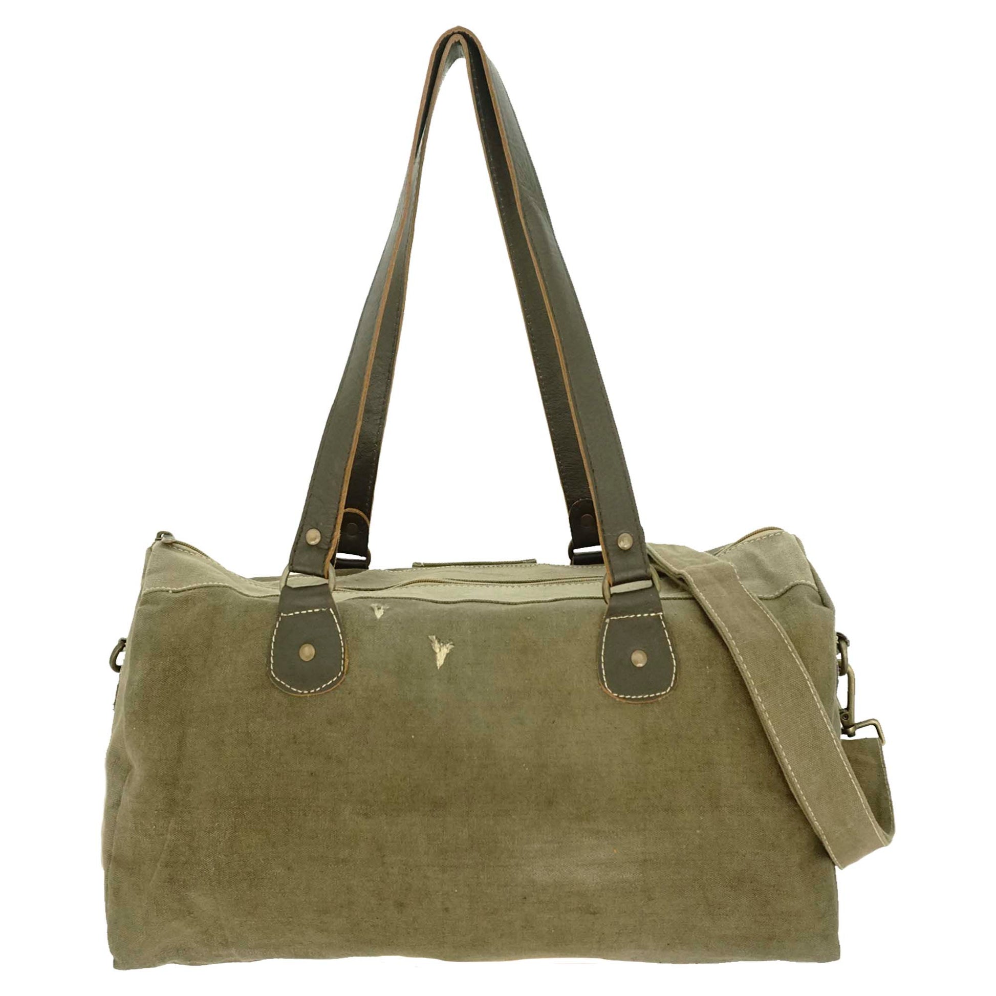 TB00304 Recycled Tent z Overnight Bag - Vintage MC
